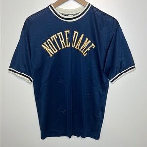 Vintage 1980 Notre Dash mesh shirt Size Large